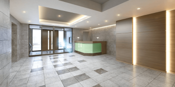 プレサンス ロジェ 栄 パークサウス　エントエランスホール完成予想図