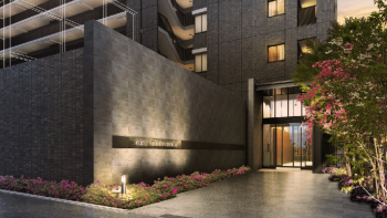 アネージュ土浦グランミッド　エントランスアプローチ完成予想CG