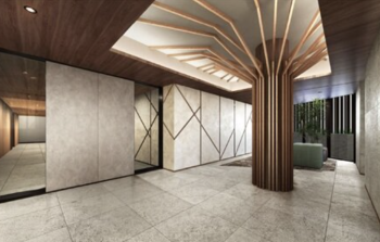 パークホームズ東高円寺　エントランスホール・ラウンジ完成予想図