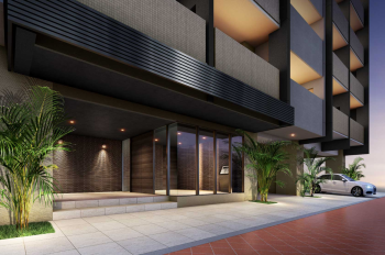 ワイズセントラルパークおもろまち　エントランス完成予想CG