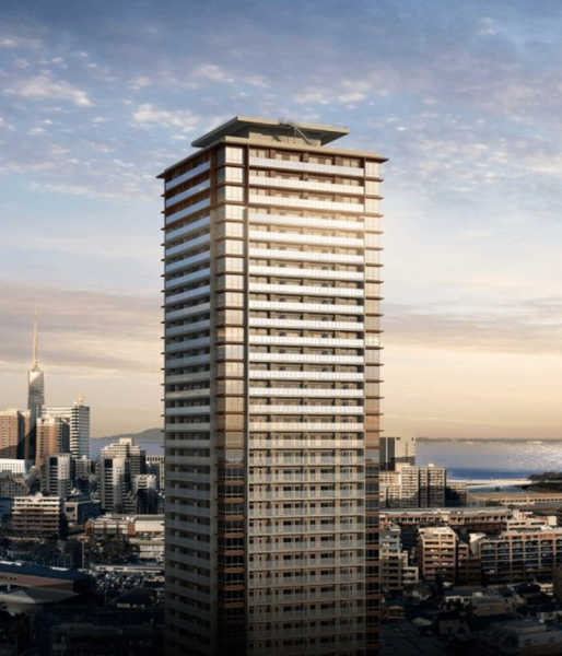 ファイル:Brillia（ブリリア） Tower 西新 外観完成予想CG2.png