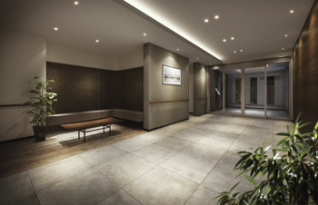 クレイルシティ宇部松山町　エントランスホール完成予想CG