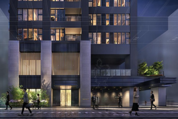 プラウドタワー赤羽　エントエランスアプローチ完成予想図2