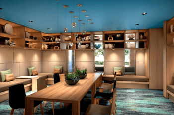 プレミアムレジデンス横須賀中央　集会室完成予想図