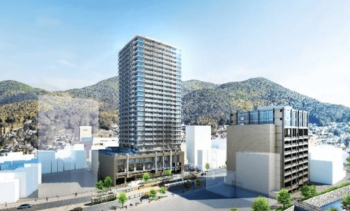 ライオンズタワー新大工町　外観完成予想図