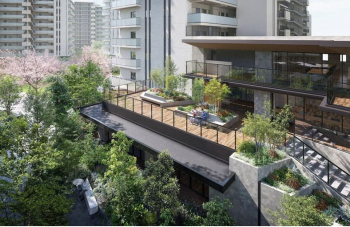 多摩川シーズンズ テラス完成予想CG.png