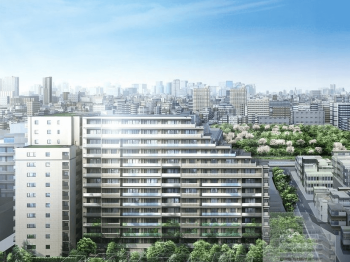 猿江恩賜公園レジデンス　外観完成予想図1