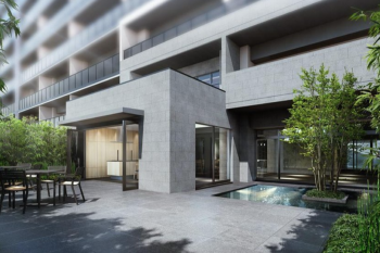 アソシア小笹翠景　水盤完成予想図