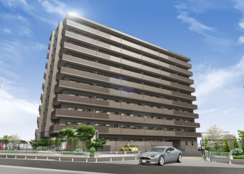 アルファステイツ上乃木　外観完成予想図