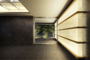 プラセシオン稲沢駅前　エントランスホール完成予想CG