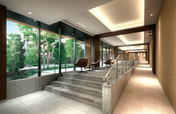 プレディア横濱山手パークヴィラ　エントランスホール完成予想図