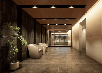 レクシア柳丸ガーデンフォート　エントエランスホール完成予想図