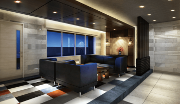 レーヴ宜野湾エコール　ラウンジ完成予想図