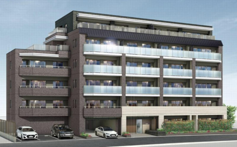 ファイル:ワコーレ六甲道 記田町 外観完成予想図.png