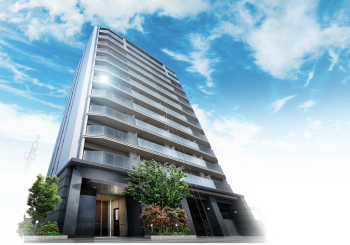 サンメゾン堅田駅前　外観完成予想CG