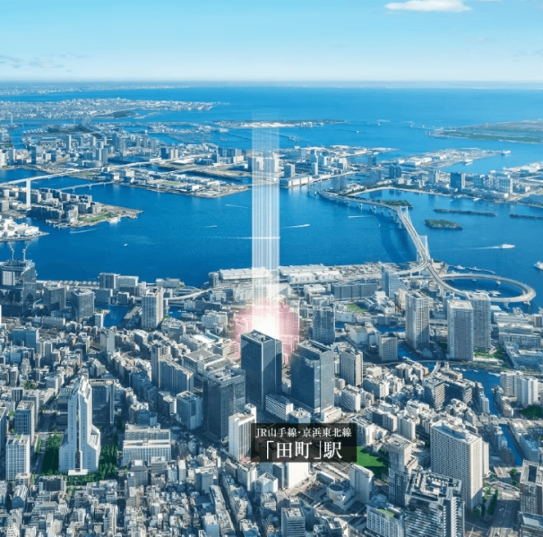 ファイル:シティタワー東京田町 周辺写真CG合成.png