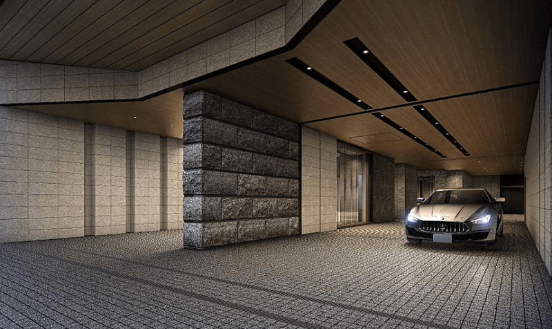 ファイル:シティタワー虎ノ門 エントランスアプローチ完成予想図.png