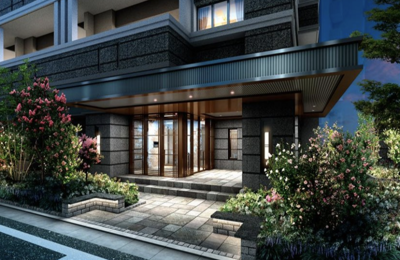 ファイル:ネベル仙台 CROIRE エントランスアプローチ完成予想図.png