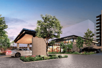 パークホームズLaLa名古屋みなとアクルス ガーデンスクエア　車寄せ完成予想図