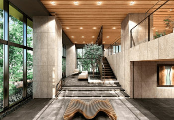 プラウド元住吉ガーデンズ　ラウンジ完成予想図1