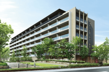 ポレスター学研奈良登美ヶ丘　外観完成予想図1