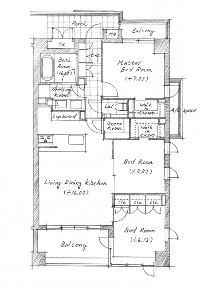 ファイル:Eタイプ 3LDK+2WIC+N+TR 玉川161102.png
