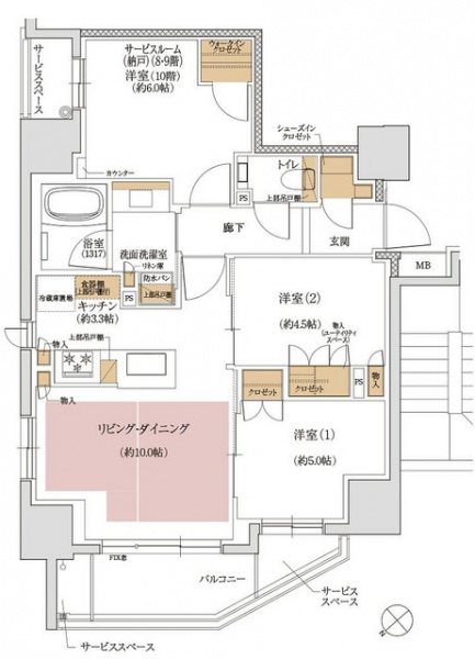 ファイル:ジオ文京千石Hタイプ 64.20㎡.jpg