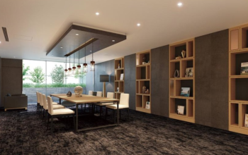 ジオ桃山台レジデンス　ラウンジ(ワークスペース)完成予想図