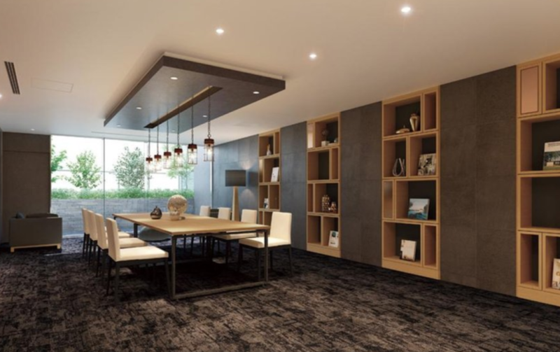 ファイル:ジオ桃山台レジデンス ラウンジ(ワークスペース)完成予想図.png