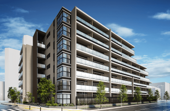 プラウド湘南平塚　外観完成予想図