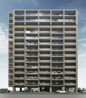 アーバンパレス博多グロウサイド　外観完成予想図1