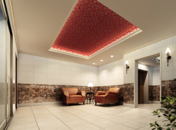 ウィングシャトー豊見城プロムナード　エントランスホール完成予想CG