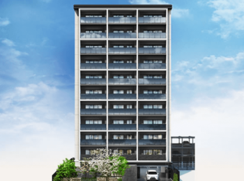 カサーレ鶴見ウエストプレイス　外観完成予想図