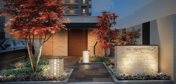 バンベール左京山　エントエランスアプローチ完成予想図