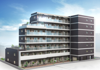 パレステージ西新井大師西　外観完成予想CG2