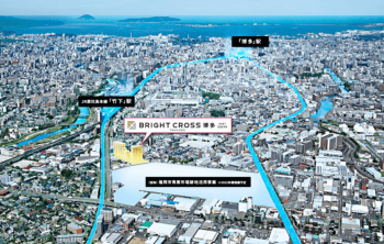 ブライトクロス博多　周辺写真CG合成