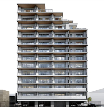 ブランシエラ北谷アラハビーチ　外観完成予想図