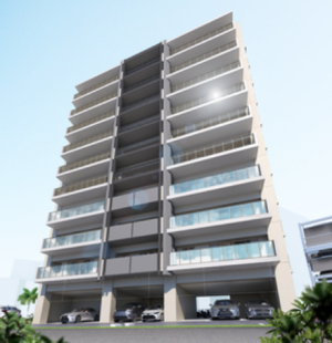 ワイズエステムコート那覇松川リブレ　外観完成予想図