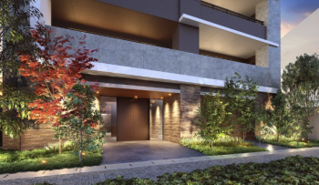 クリオ大野城駅前　エントエランスアプローチ完成予想図