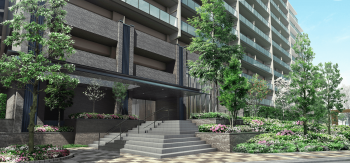 シエリア須磨鷹取 エントランスアプローチ完成予想CG