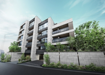 プラウド覚王山御棚町　外観完成予想図1