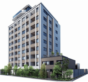 ローレルコート船堀エアリーステージ　外観完成予想図