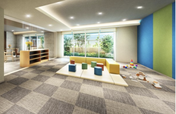 エクセレントシティ新松戸グラン　キッズスペース完成予想CG