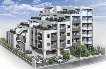 エクセレントシティ調布国領 エバーグリーン　外観完成予想CG