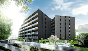 ファインレジデンス新百合ヶ丘　外観完成予想図