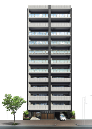 モアグレース岐阜加納　外観完成予想CG