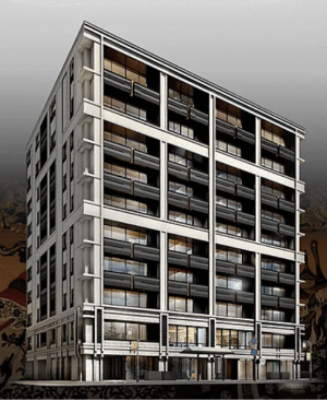 ローレルコート京都河原町三条　外観完成予想図1