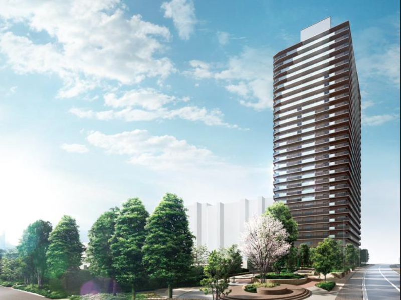 ファイル:パークシティ柏の葉キャンパス サウスマークタワー 外観完成予想CG.png