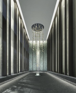 パークホームズ南池袋　エントエランスホール完成予想図