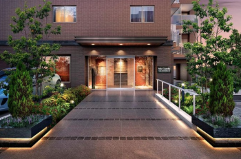 ミオカステーロ中野島III　エントランスアプローチ完成予想CG